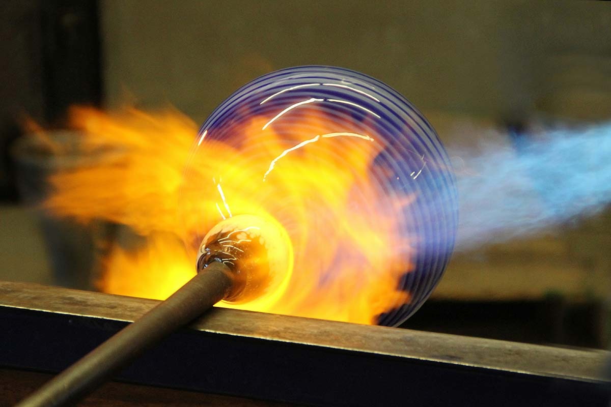 Murano glassblowing